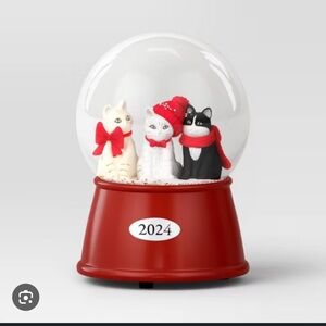 Target Wondershop Cats 2024 Christmas Snow Globe